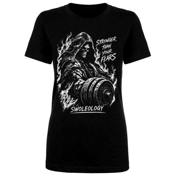 STRONGER THAN YOUR FEARS - WOMEN'S FITTED T-SHIRT Thumbnail