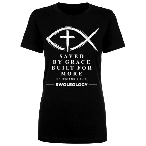 SAVED BY GRACE - WOMEN'S FITTED T-SHIRT Thumbnail