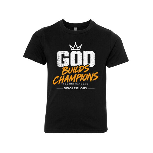 GOD BUILDS CHAMPIONS - YOUTH T-SHIRT Thumbnail